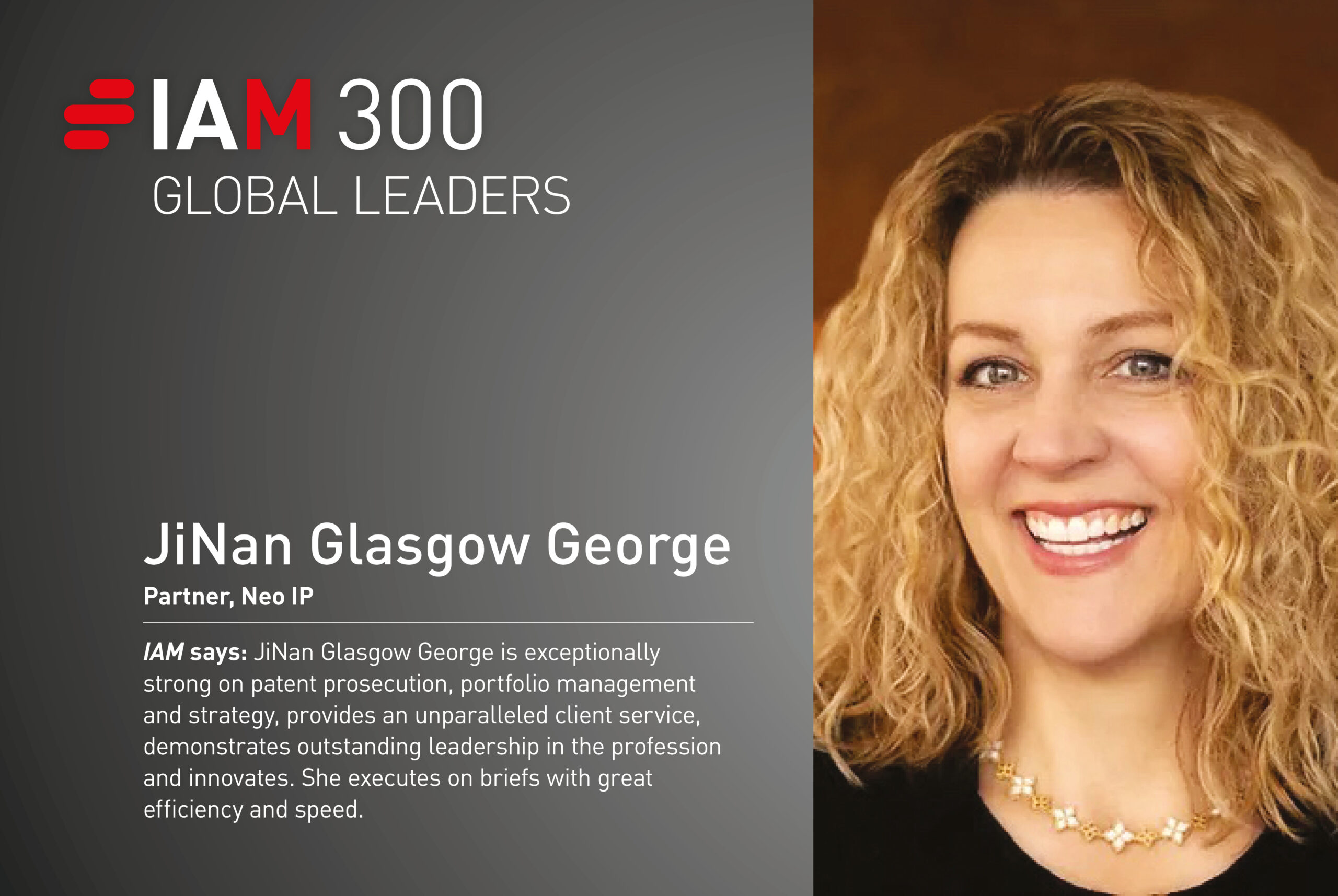 JiNan featured: IAM Strategy 300 Global Leaders 2022